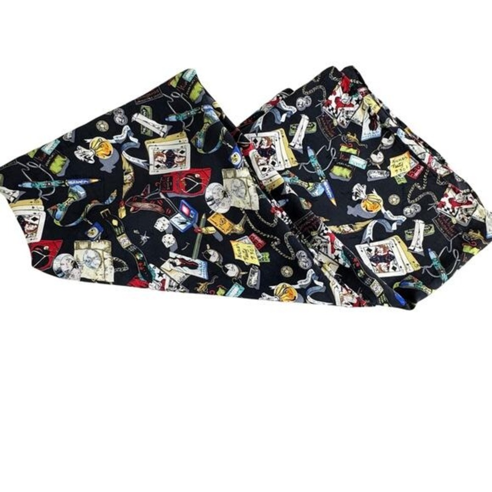 Vintage Nicole Miller Nicole's Party silk scarf